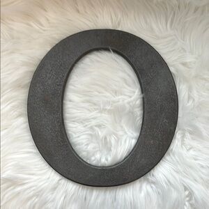 NWT Gray Wall Decor Letter “O” by Pottery barn Kids